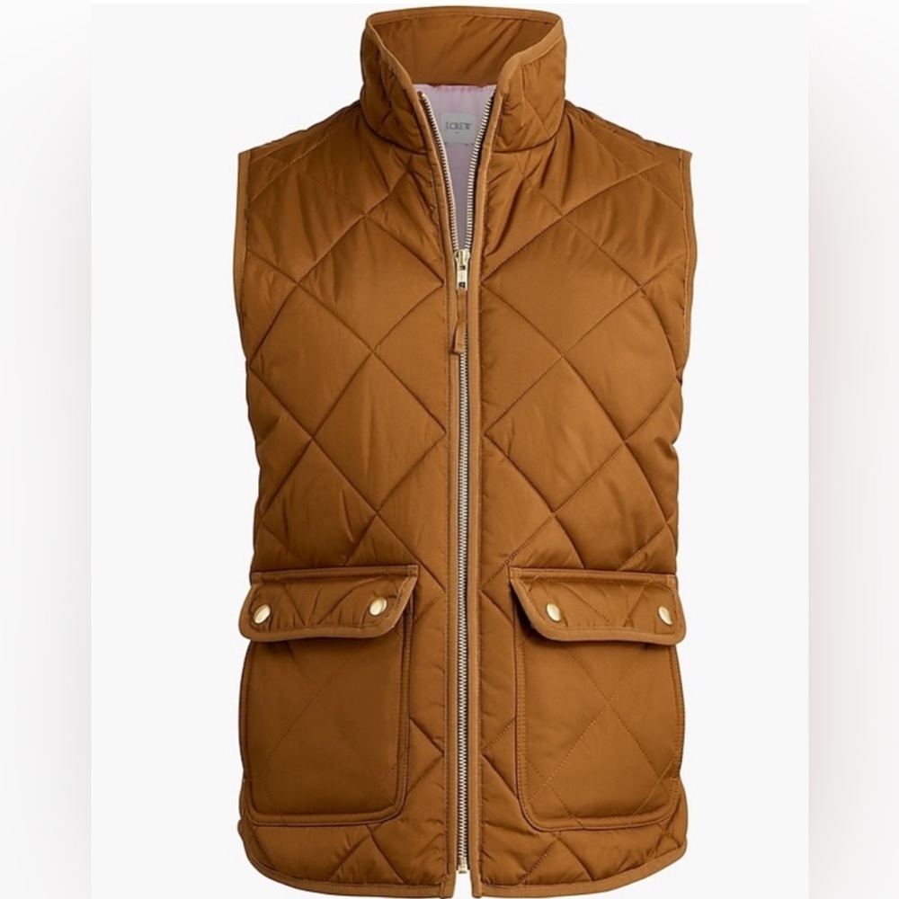 Never worn JCrew puffer vest. Excellent condition